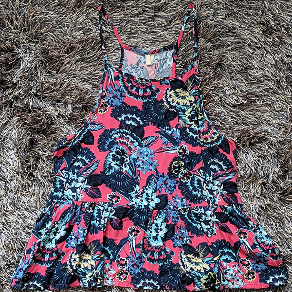 Roxy Fantasy Velvet Tribes Strappy Floral Top - Picture 4 of 8